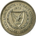 Coin, Cyprus, 50 Mils, 1972, AU(55-58), Copper-nickel, KM:41
