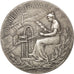 Francia, Medal, French Third Republic, Business & industry, BB+, Argento, 50