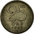 Coin, Sweden, Gustaf V, 25 Öre, 1949, VF(30-35), Silver, KM:816