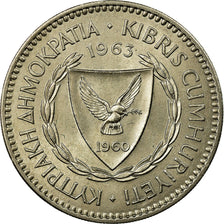 Coin, Cyprus, 100 Mils, 1963, AU(55-58), Copper-nickel, KM:42