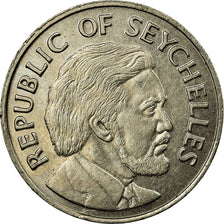 Coin, Seychelles, 50 Cents, 1976, British Royal Mint, EF(40-45), Copper-nickel