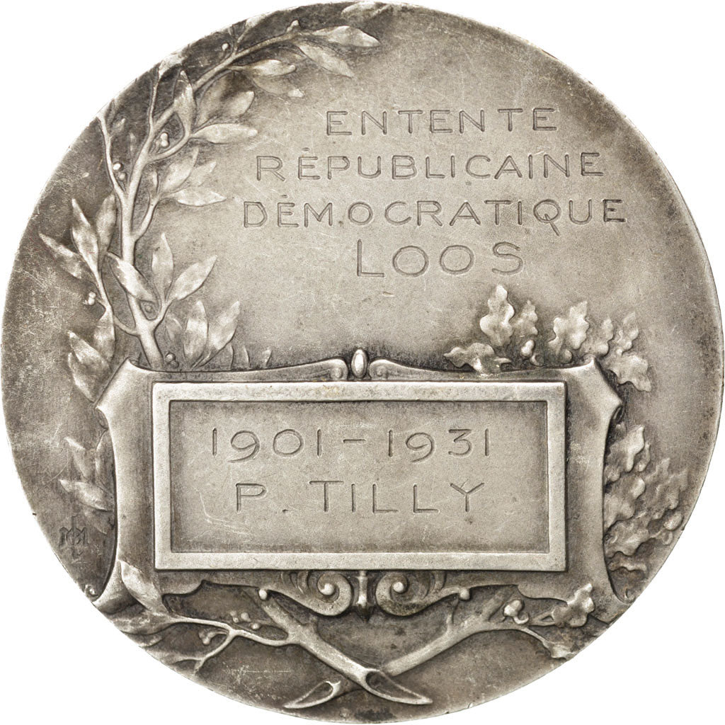 FRANCE, Politics, Society, War, French Third Republic, Medal, EF(40-45),...