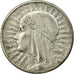 Coin, Poland, 10 Zlotych, 1932, Warsaw, EF(40-45), Silver, KM:22