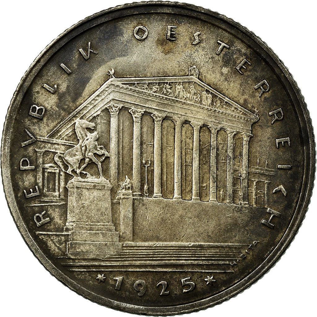 Moneda, Austria, Schilling, 1925, MBC, Plata, KM:2840