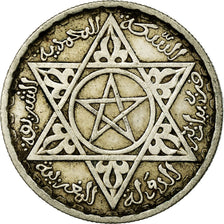 Coin, Morocco, Mohammed V, 100 Francs, 1953, Paris, EF(40-45), Silver, KM:52