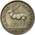 Coin, Mauritius, Elizabeth II, 1/2 Rupee, 1975, EF(40-45), Copper-nickel