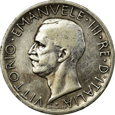 Coin, Italy, Vittorio Emanuele III, 5 Lire, 1927, Rome, VF(30-35), Silver