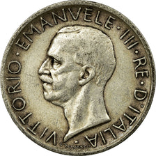 Coin, Italy, Vittorio Emanuele III, 5 Lire, 1927, Rome, VF(30-35), Silver