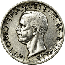 Coin, Italy, Vittorio Emanuele III, 5 Lire, 1929, Rome, VF(30-35), Silver