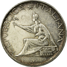 Coin, Italy, 500 Lire, 1961, Rome, EF(40-45), Silver, KM:99