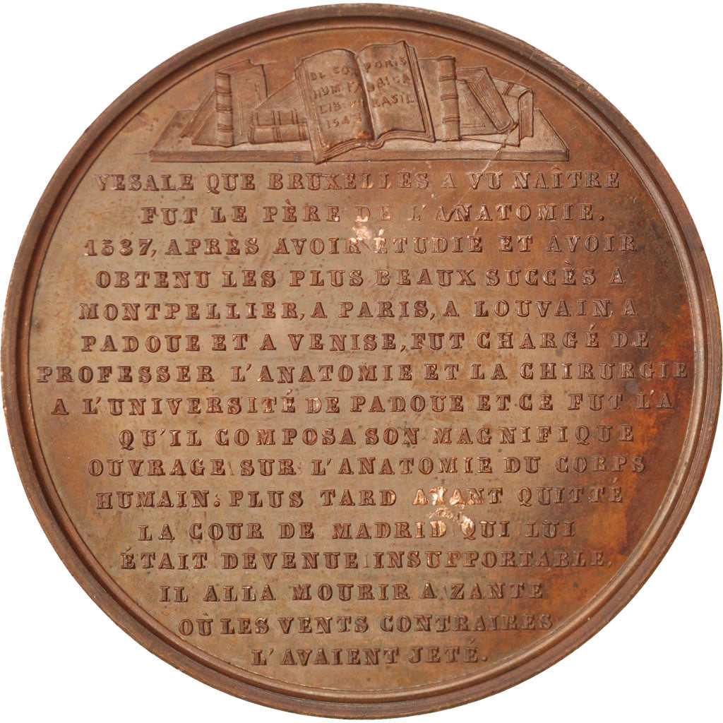 Belgium, Medicine, Medal, AU(50-53), Bronze, 46, 43.10