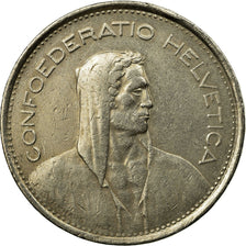 Coin, Switzerland, 5 Francs, 1968, Bern, EF(40-45), Copper-nickel, KM:40a.1