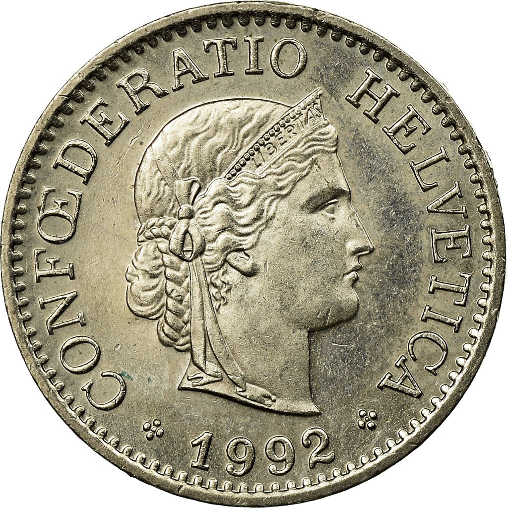 Monnaie, Suisse, 10 Rappen, 1992, Bern, TTB, Copper-nickel, KM:27