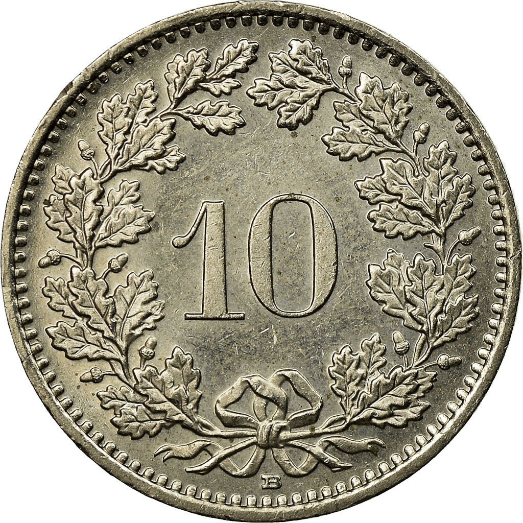 Monnaie, Suisse, 10 Rappen, 1992, Bern, TTB, Copper-nickel, KM:27