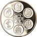 France, Medal, Coq, Fin du Cours Légal du Franc, Politics, Society, War, 2001