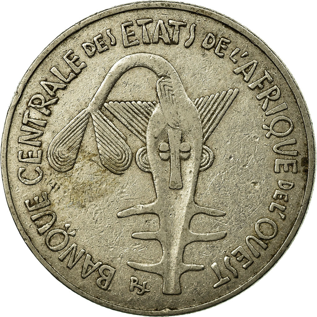 Münze, West African States, 100 Francs, 1987, SS, Nickel, KM:4
