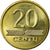 Moneta, Litwa, 20 Centu, 2009, AU(55-58), Mosiądz niklowy, KM:107