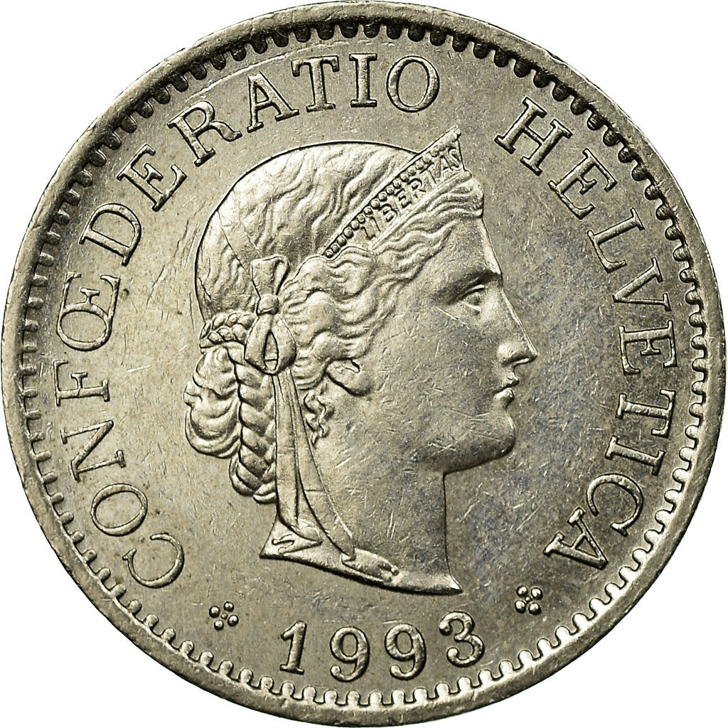 Monnaie, Suisse, 10 Rappen, 1993, Bern, TTB, Copper-nickel, KM:27