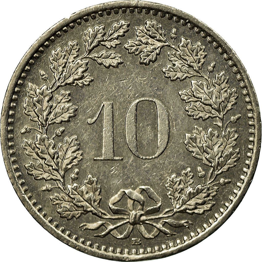 Monnaie, Suisse, 10 Rappen, 1993, Bern, TTB, Copper-nickel, KM:27