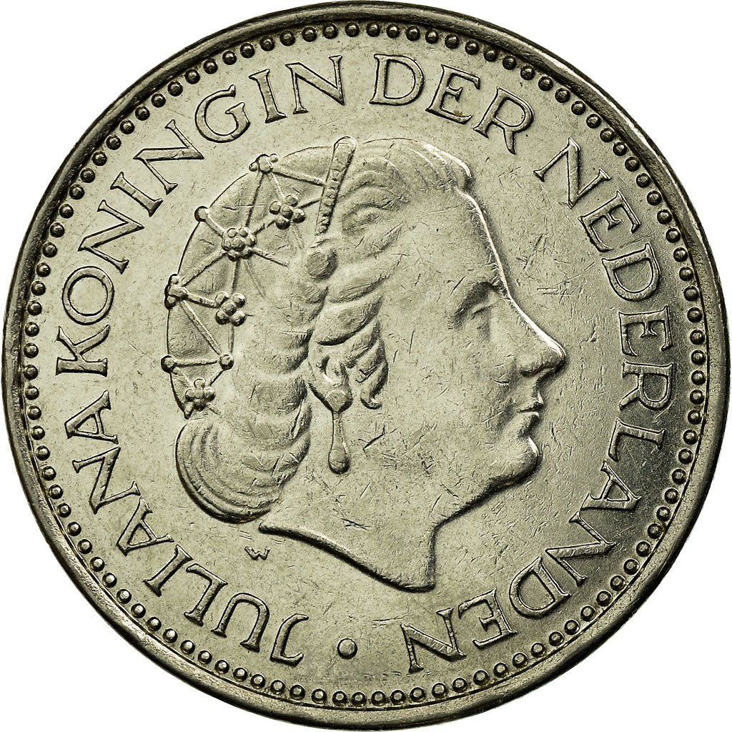 Monnaie, Pays-Bas, Juliana, Gulden, 1973, TTB, Nickel, KM:184a
