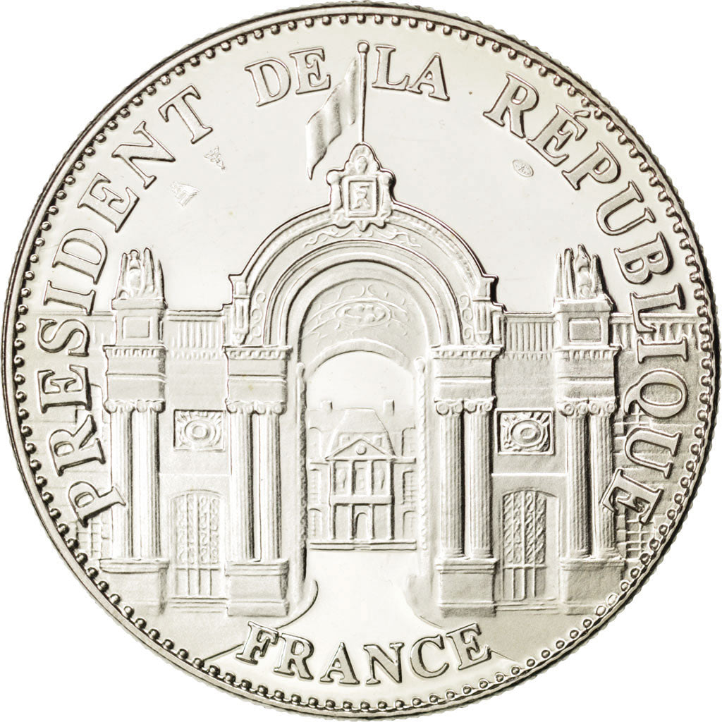 FRANCE, History, French Third Republic, Medal, MS(65-70), Nickel, 41, 31.30