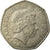 Moeda, Grã-Bretanha, Elizabeth II, 50 Pence, 2003, EF(40-45), Cobre-níquel