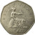 Moeda, Grã-Bretanha, Elizabeth II, 50 Pence, 2003, EF(40-45), Cobre-níquel
