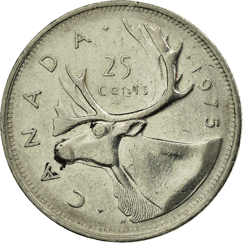 Münze, Kanada, Elizabeth II, 25 Cents, 1975, Royal Canadian Mint, Ottawa, SS
