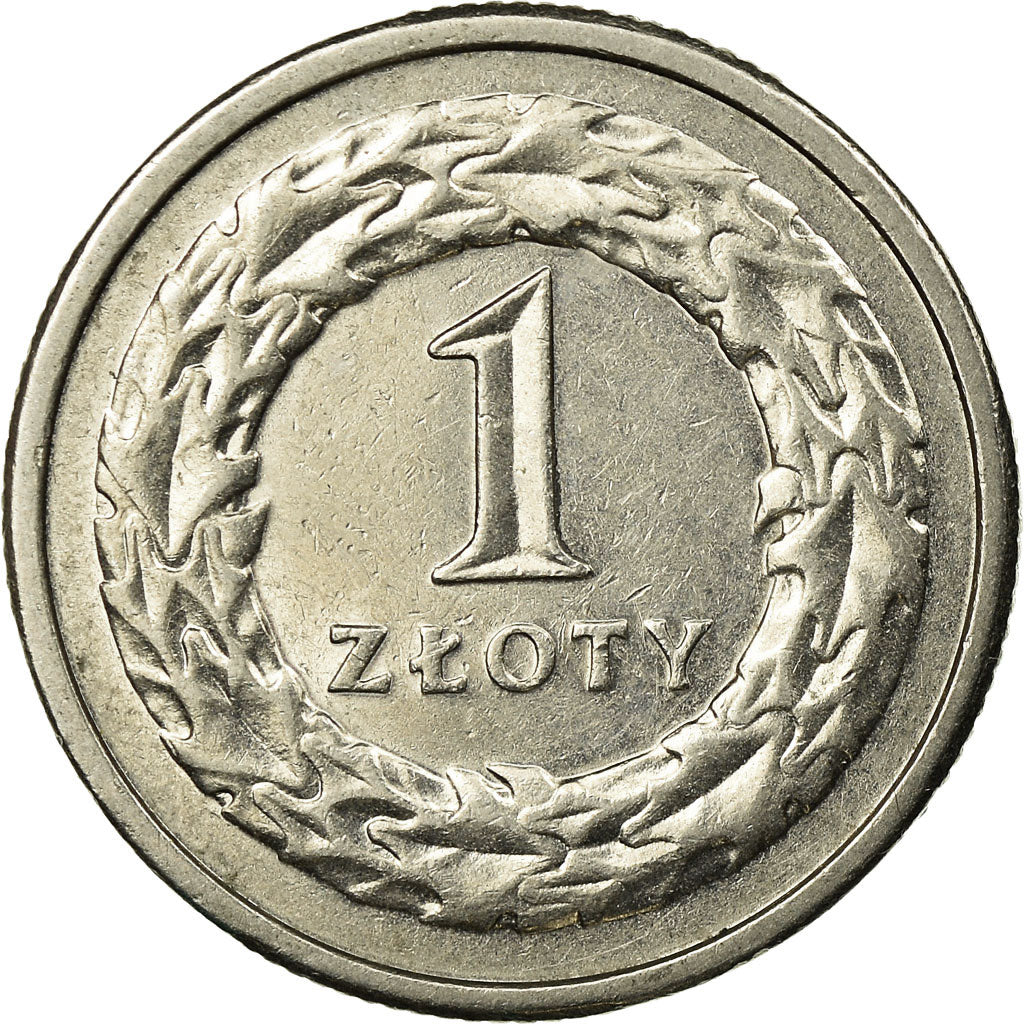 Coin, Poland, Zloty, 2010, Warsaw, EF(40-45), Copper-nickel, KM:282