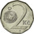 Coin, Czech Republic, 2 Koruny, 2009, EF(40-45), Nickel plated steel, KM:9