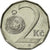 Moneta, Repubblica Ceca, 2 Koruny, 2009, BB, Acciaio placcato nichel, KM:9