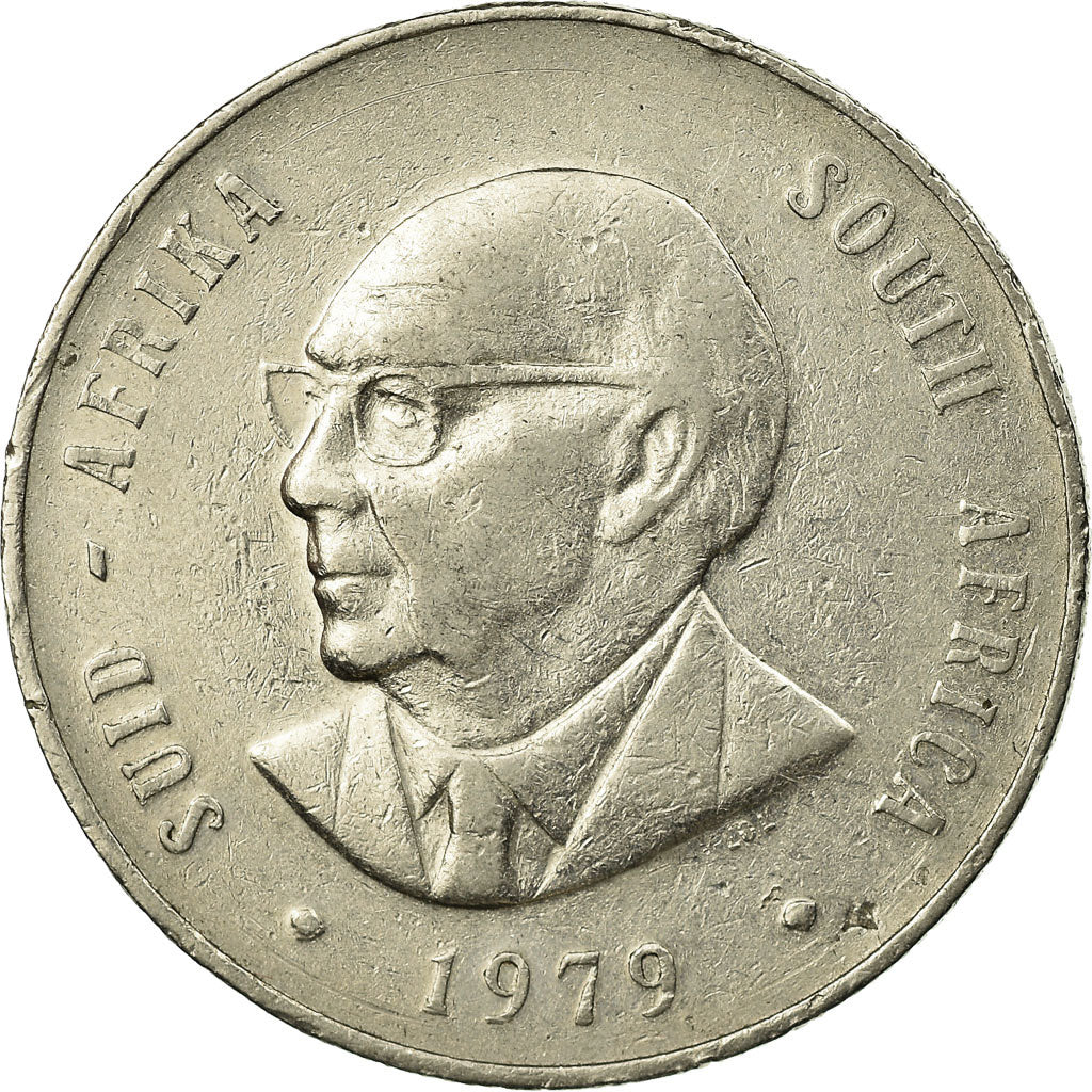 Coin, South Africa, Rand, 1979, EF(40-45), Nickel, KM:104