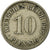 Coin, GERMANY - EMPIRE, Wilhelm II, 10 Pfennig, 1907, Berlin, VF(30-35)