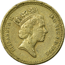 Coin, Great Britain, Elizabeth II, Pound, 1995, VF(30-35), Nickel-brass, KM:969