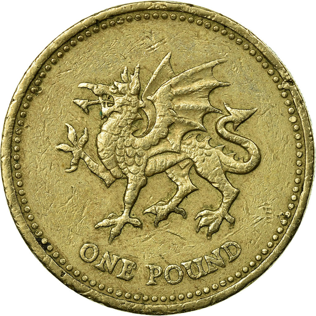 Coin, Great Britain, Elizabeth II, Pound, 1995, VF(30-35), Nickel-brass, KM:969