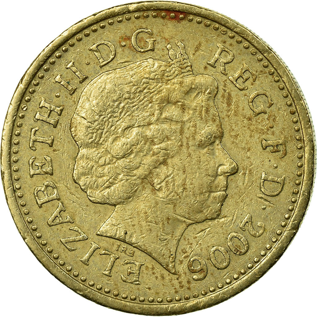 Coin, Great Britain, Elizabeth II, Pound, 2006, British Royal Mint, VF(30-35)
