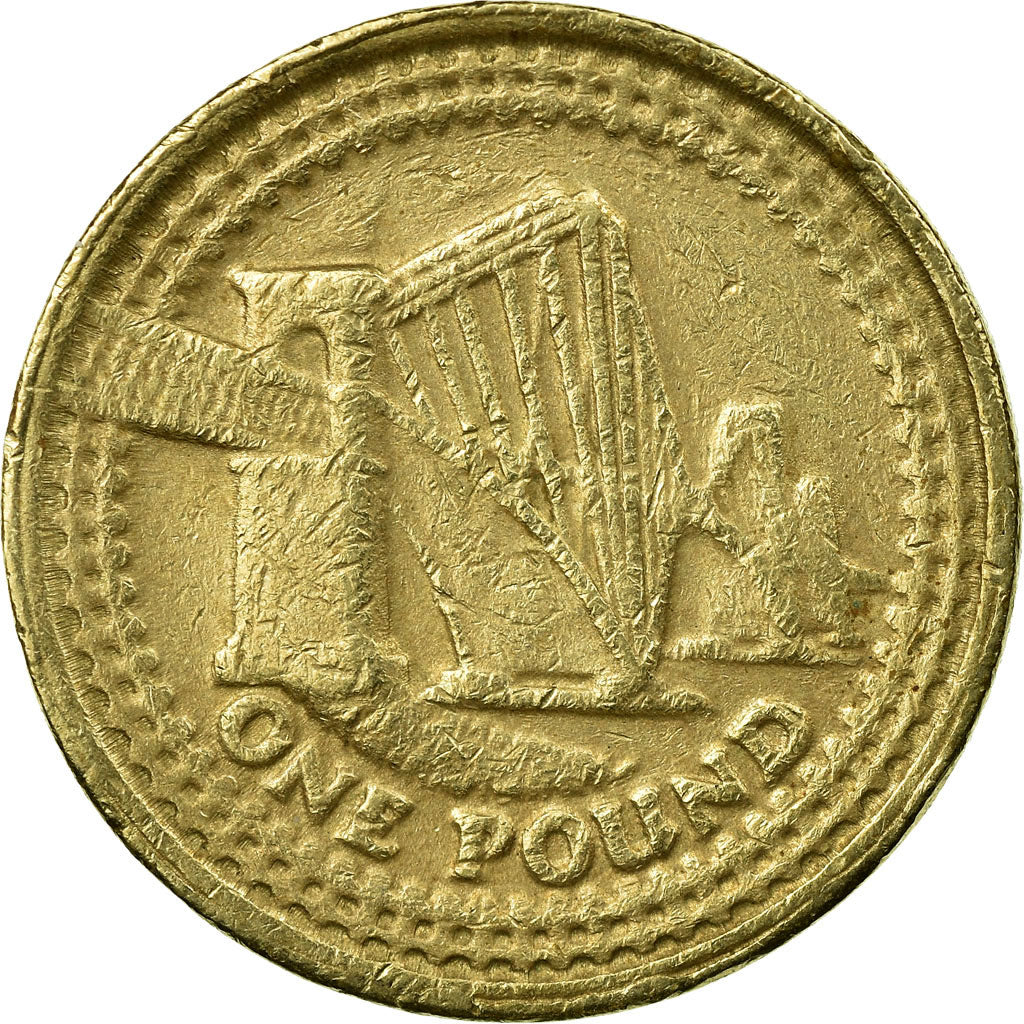 Coin, Great Britain, Elizabeth II, Pound, 2004, British Royal Mint, EF(40-45)