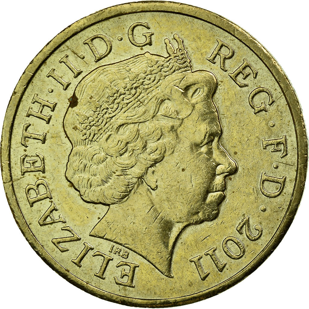 Coin, Great Britain, Elizabeth II, Pound, 2011, British Royal Mint, EF(40-45)