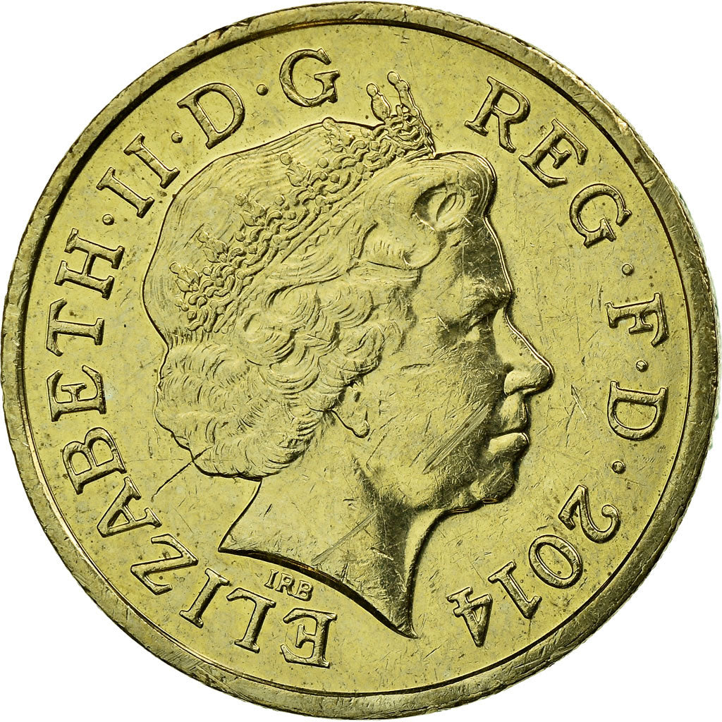 Münze, Großbritannien, Pound, 2014, SS, Nickel-brass