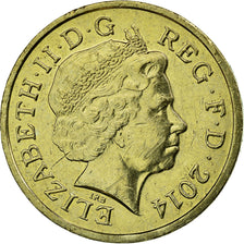 Münze, Großbritannien, Pound, 2014, SS, Nickel-brass
