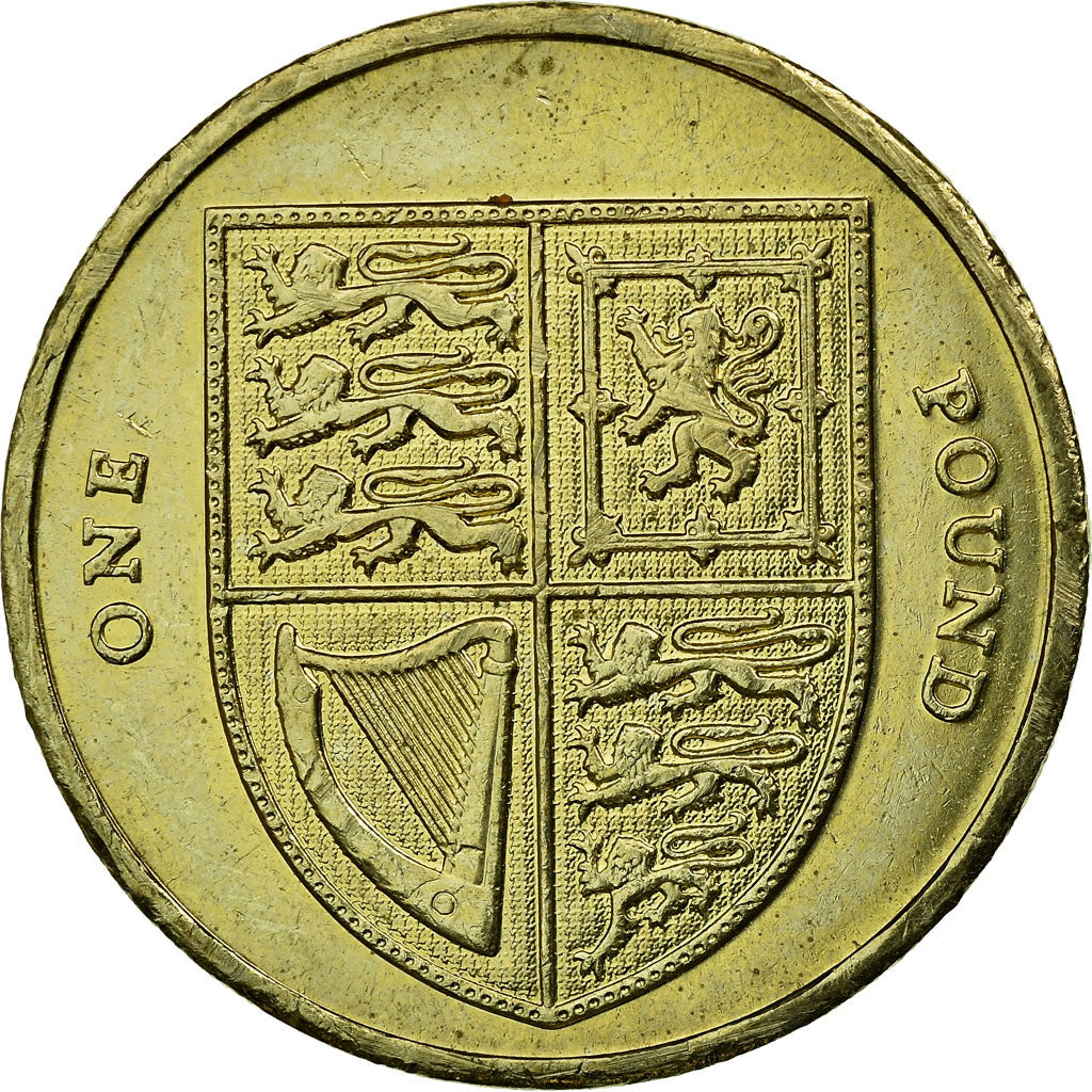 Münze, Großbritannien, Pound, 2014, SS, Nickel-brass