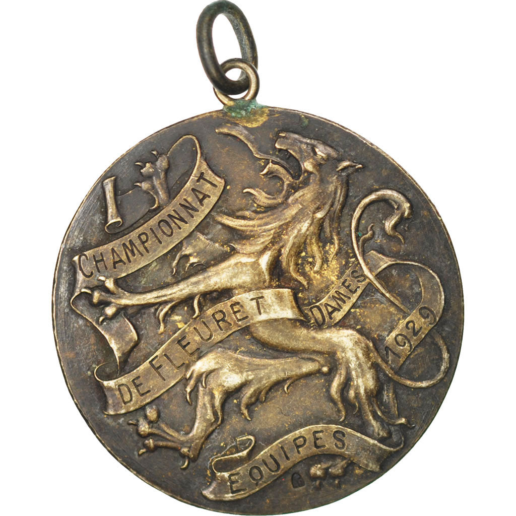 Belgium, Sports & leisure, Medal, AU(50-53), Silver, 30, 9.80