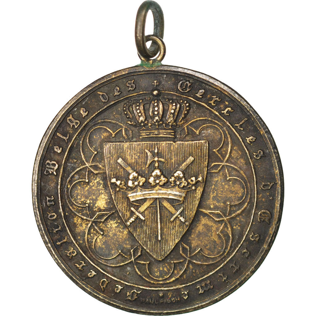 Belgium, Sports & leisure, Medal, AU(50-53), Silver, 30, 9.80
