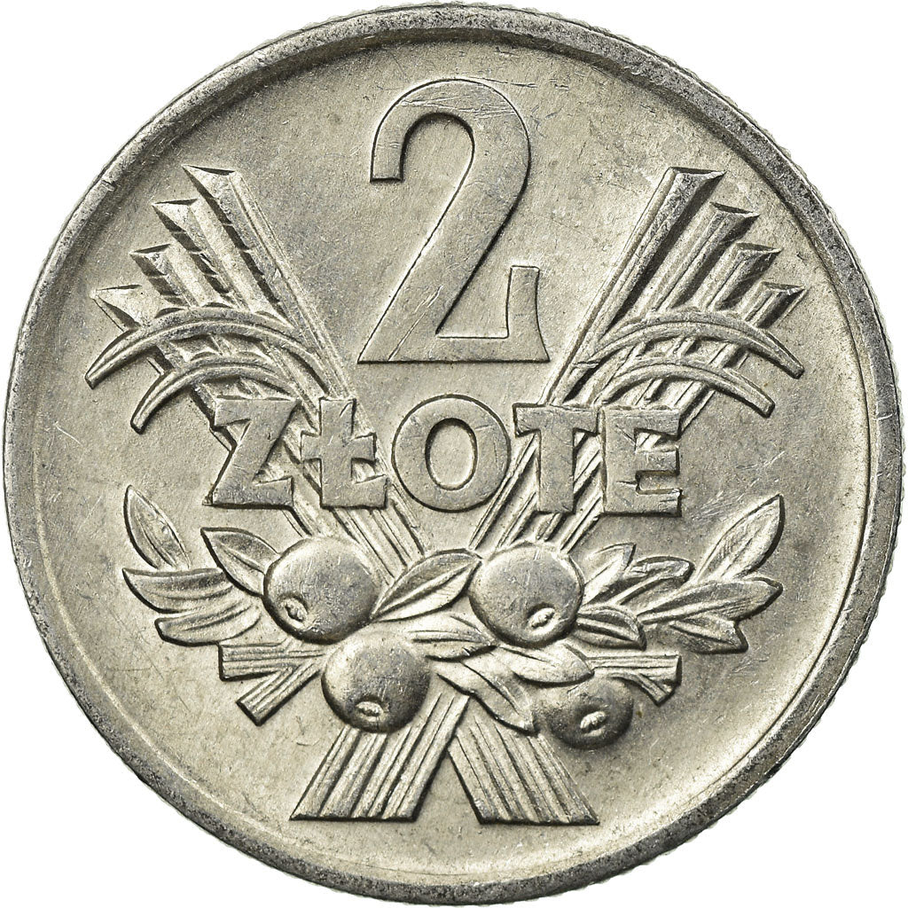 Monnaie, Pologne, 2 Zlote, 1974, Warsaw, SUP, Aluminium, KM:46
