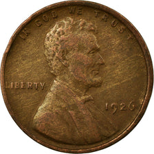 Coin, United States, Lincoln Cent, Cent, 1926, U.S. Mint, Philadelphia