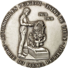 FRANCE, Business & industry, French Fifth Republic, Medal, AU(50-53), Bronze,...