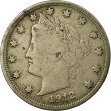 Münze, Vereinigte Staaten, Liberty Nickel, 5 Cents, 1912, U.S. Mint