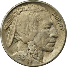 Munten, Verenigde Staten, Buffalo Nickel, 5 Cents, 1916, U.S. Mint