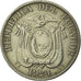 Moneda, Ecuador, 10 Centavos, Diez, 1924, Heaton, Birmingham, MBC, Cobre -