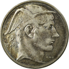 Coin, Belgium, 20 Francs, 20 Frank, 1949, VF(20-25), Silver, KM:140.1